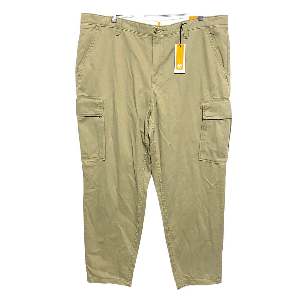 Timberland Relaxed Tapered Cargo Chino Pants Mens 40 x 32 Outdoors Utility NWT